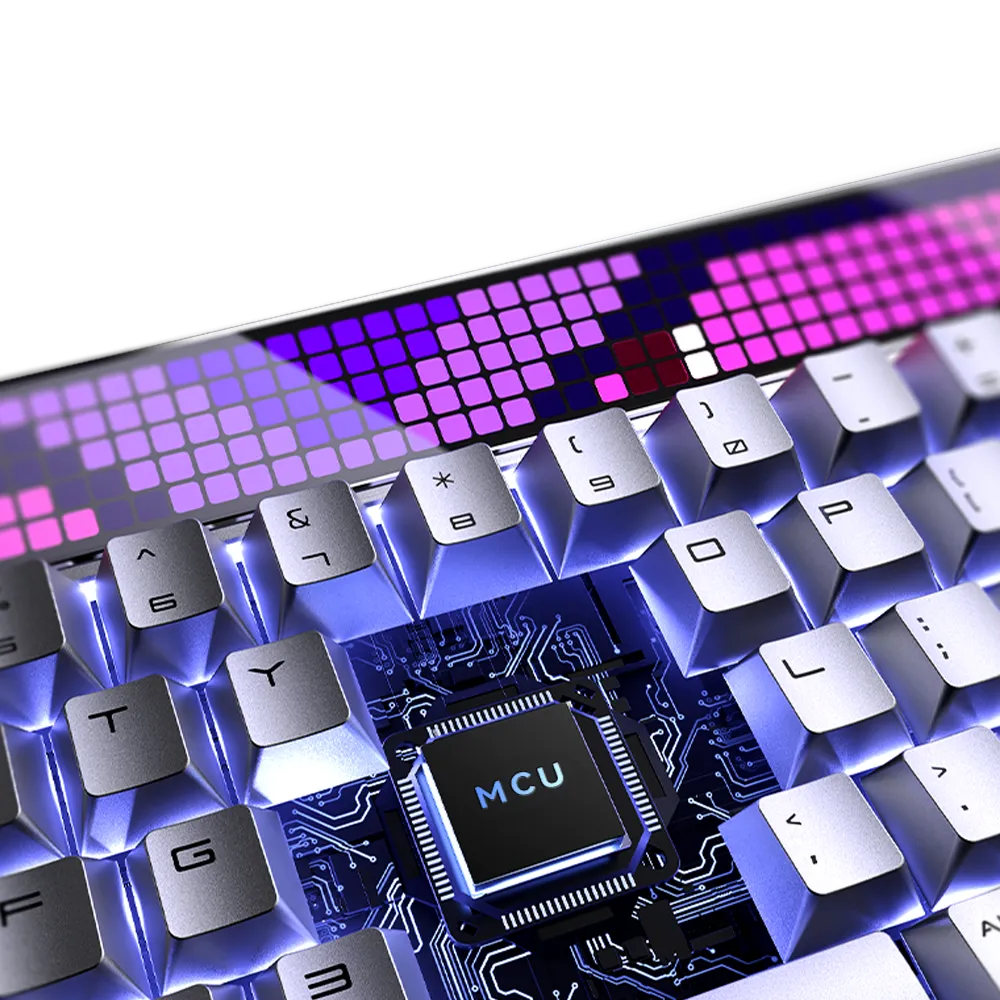 Dareu Ultra 68 tastatura gaming argintie magnetica