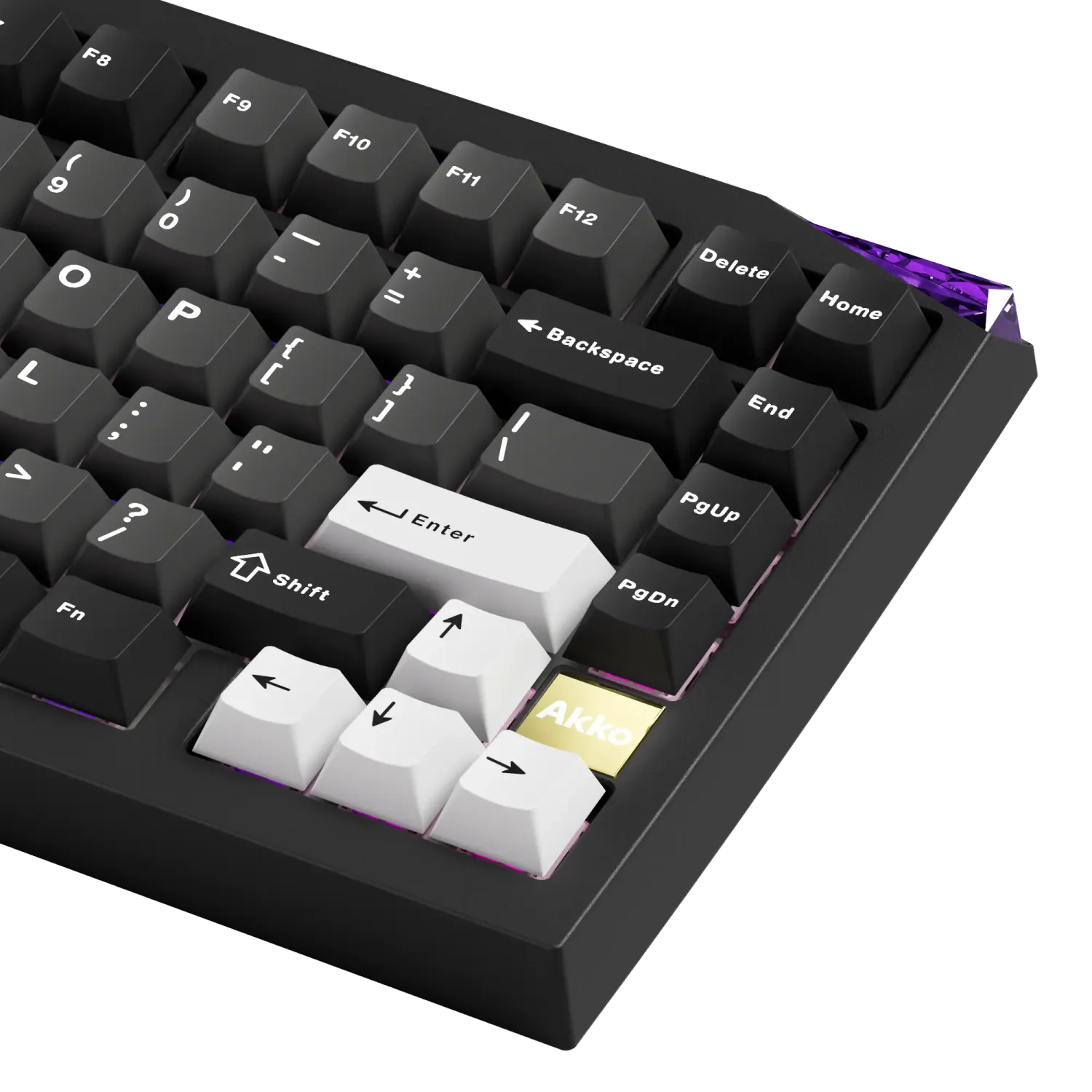 MonsGeek Mineral 01 VIA tastatura Black Silver metalica