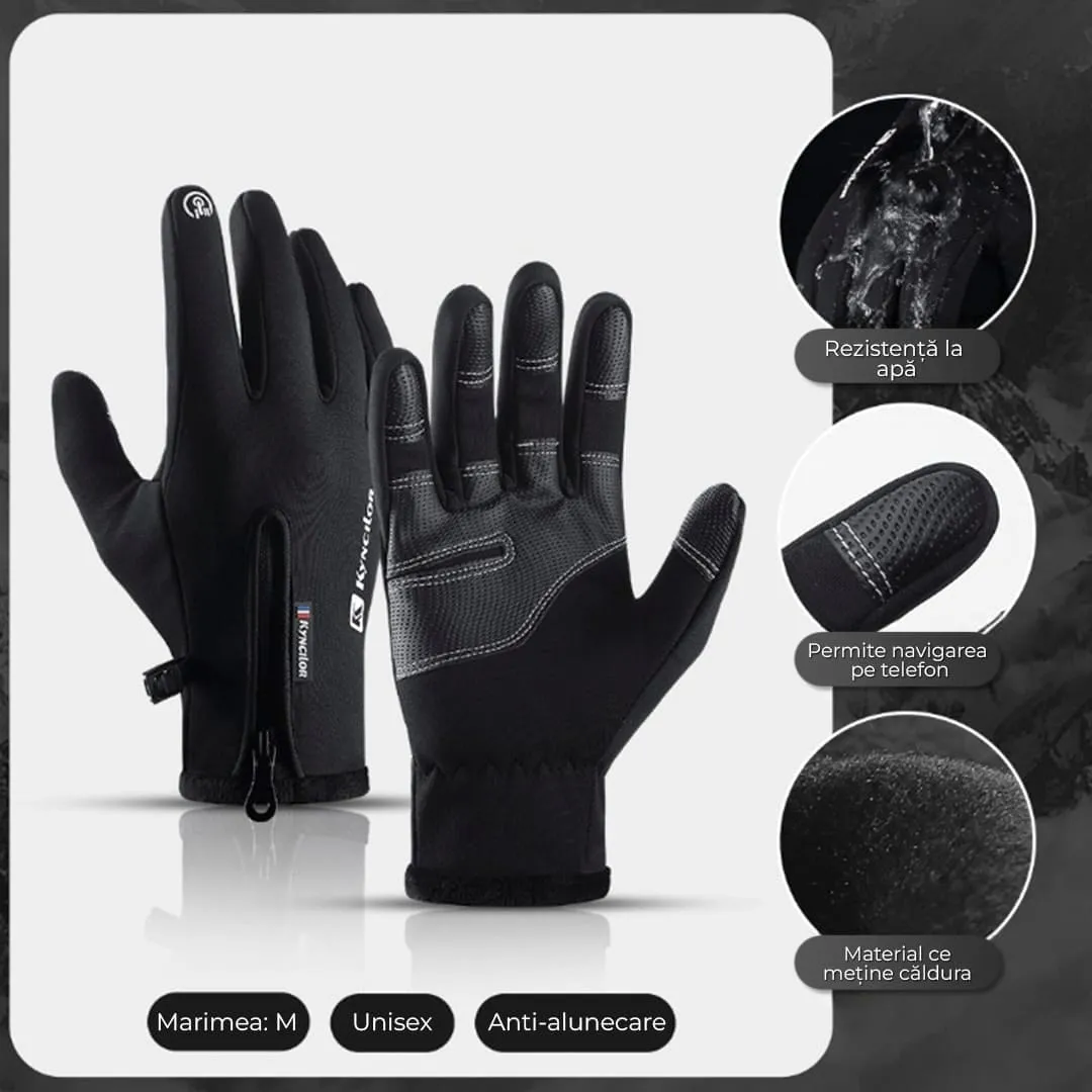 Timebox manusi sport ski ciclism touchscreen negre M unisex