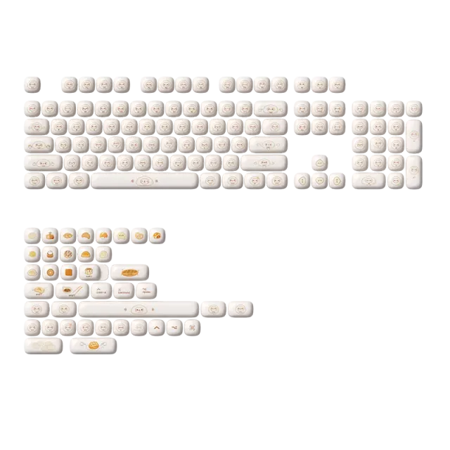 MonsGeek Steamed Buns capace taste 144 keycaps