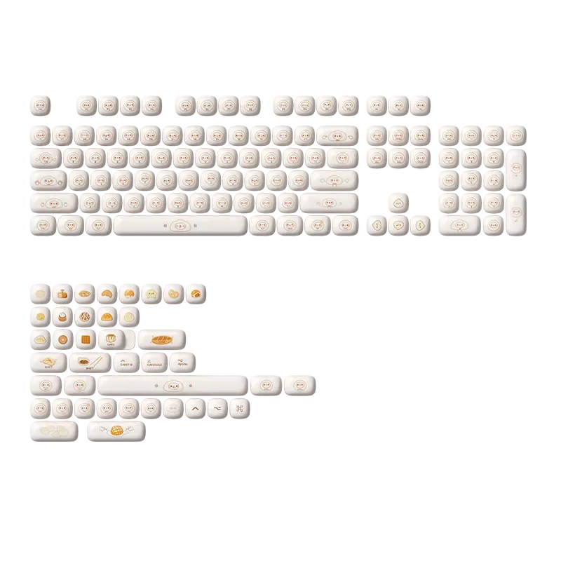 MonsGeek Steamed Buns capace taste 144 keycaps