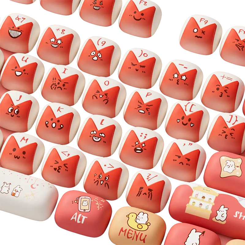 MonsGeek Bunny Apple set keycapuri 137 taste