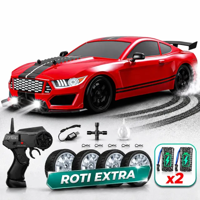 Masina Timebox Drift RC 1:16 masinuta 20km/h negru LED