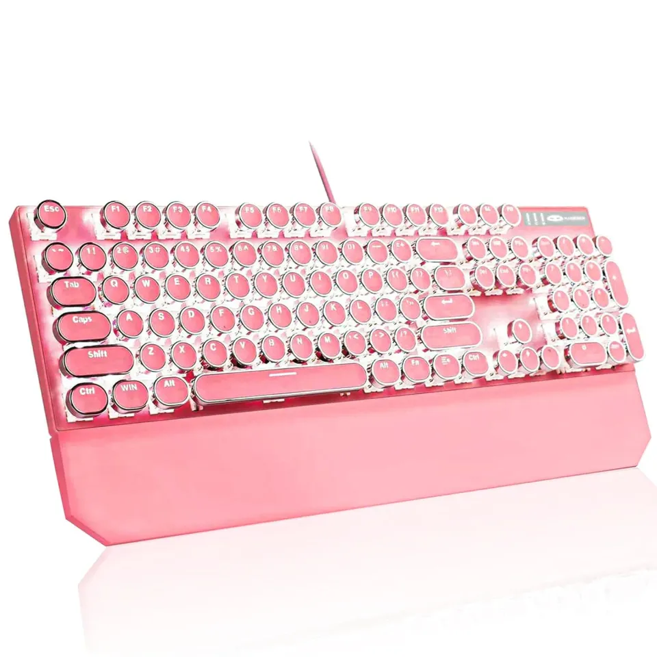 Timebox Blue Switch tastatura mecanica gaming LED roz