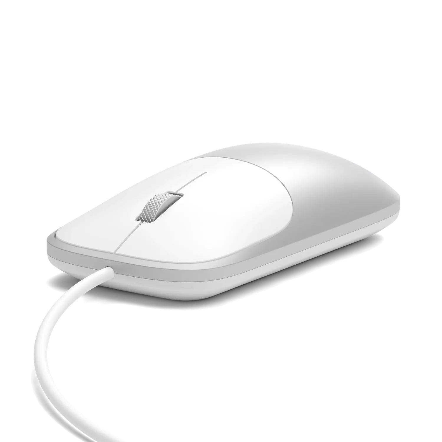 Satechi Slim LX Wired Mouse mouse cu fir Silver