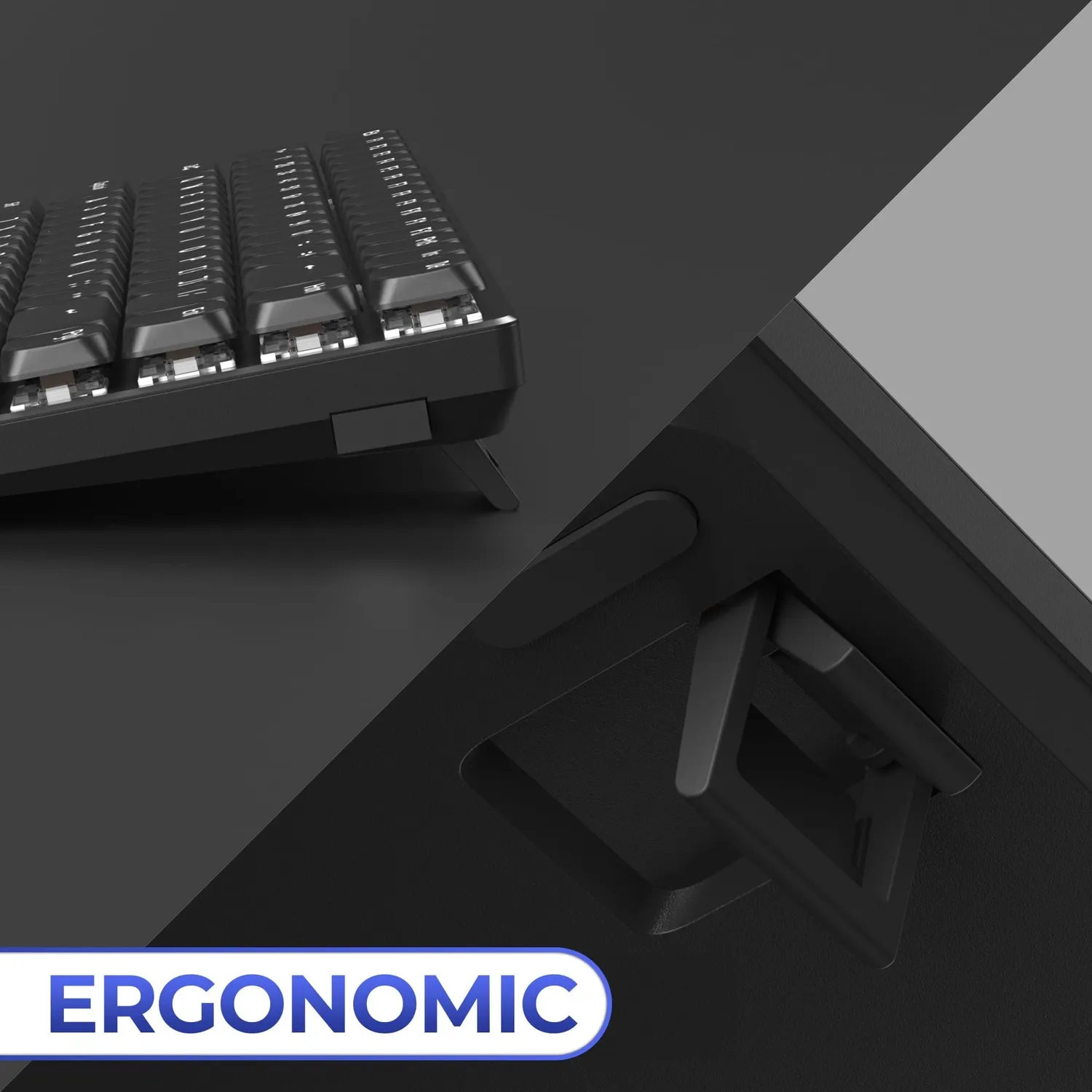 Timebox Tastatura Mecanica Gaming Brown Switch 84 Taste Neagra