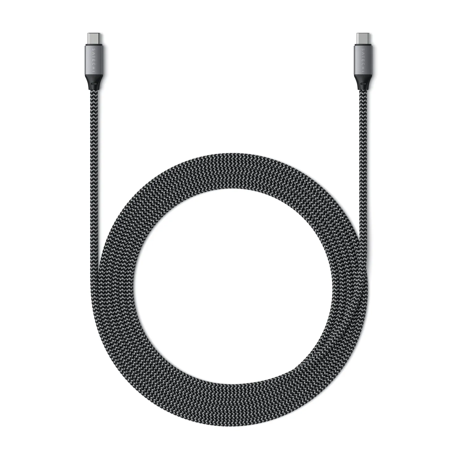 Satechi cablu incarcare USB-C la USB-C 100W Space Gray