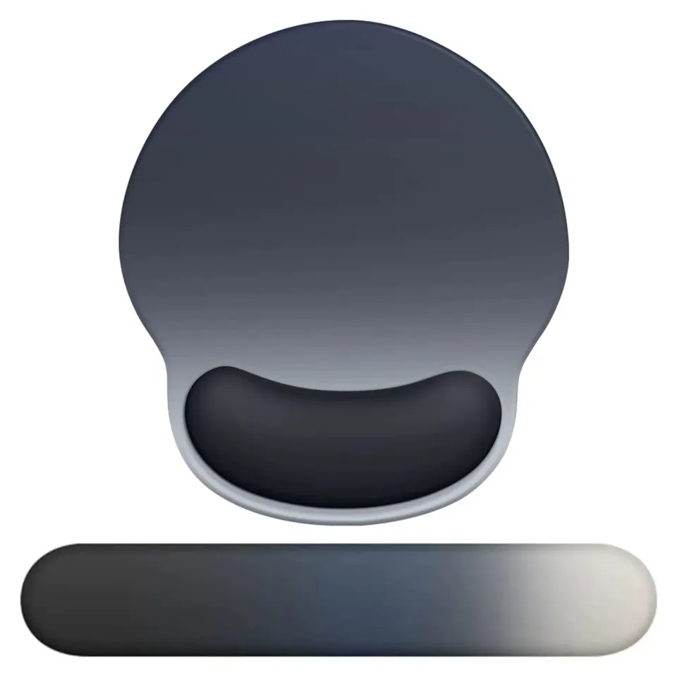 Timebox Mousepad ergonomic spuma memorie negru wrist rest