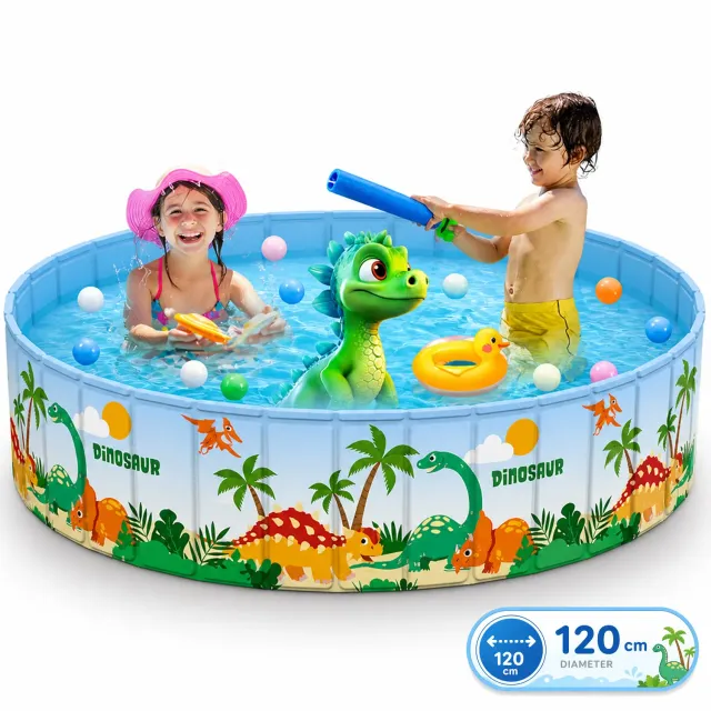 Timebox Piscina Copii Pliabila PVC 120cm