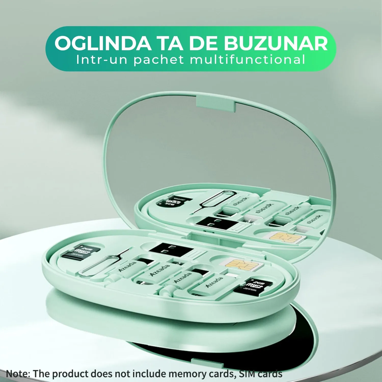 Timebox Cablu date 5 in 1 60W verde cu suport