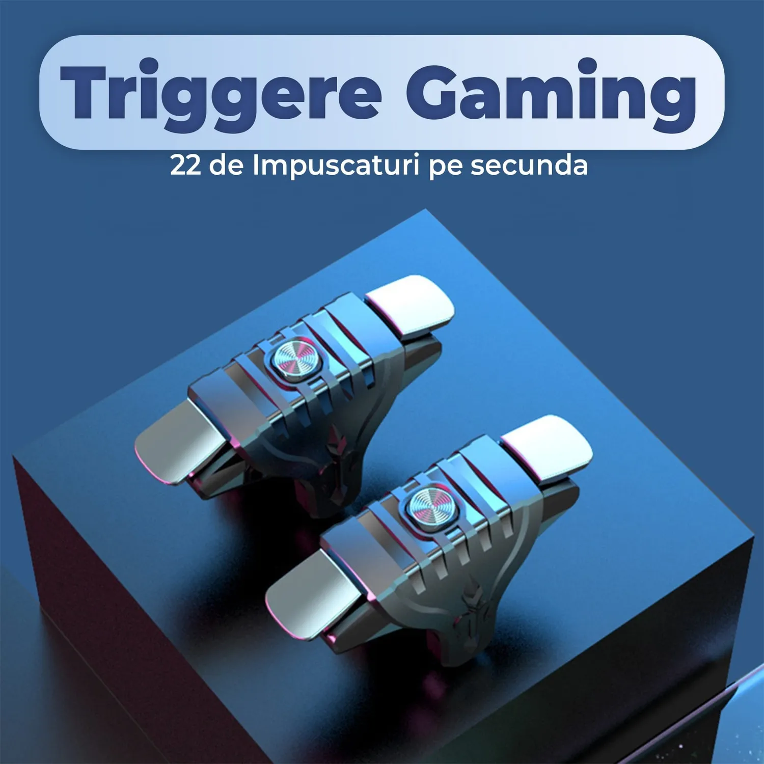 Triggere gaming telefon Timebox 4 butoane impuls negru