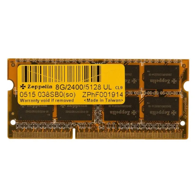 Zeppelin DDR4 2400MHz 8GB CL17 memorie SODIMM laptop