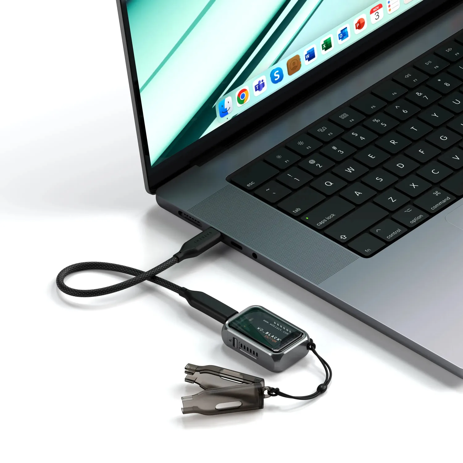 Satechi Mini carcasa SSD NVMe 2230 10Gbps USB-C