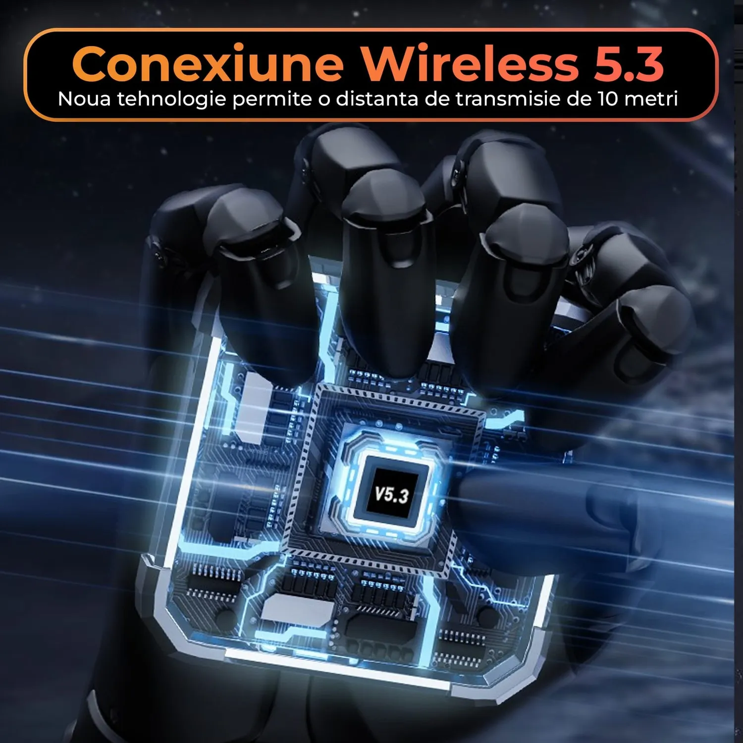 Boxă portabilă Timebox RGB Bluetooth 5.0 10W stereo