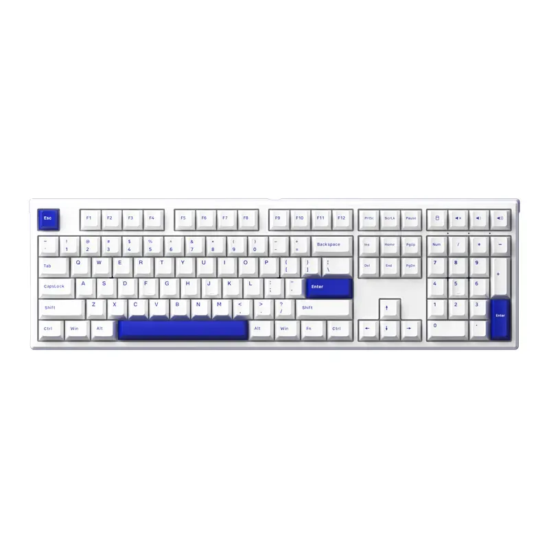 MonsGeek MG108B tastatura gaming Blue on White