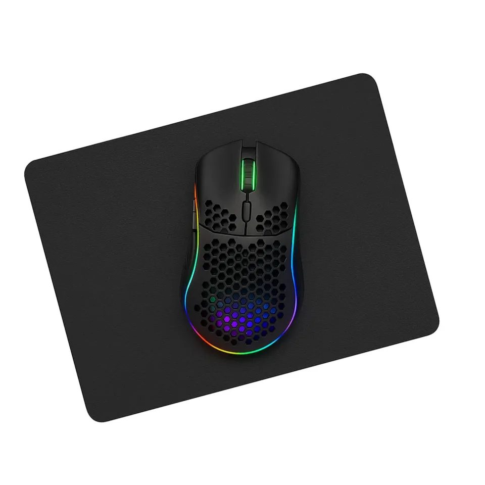 Timebox set mouse wireless 95g RGB + mousepad 30x24