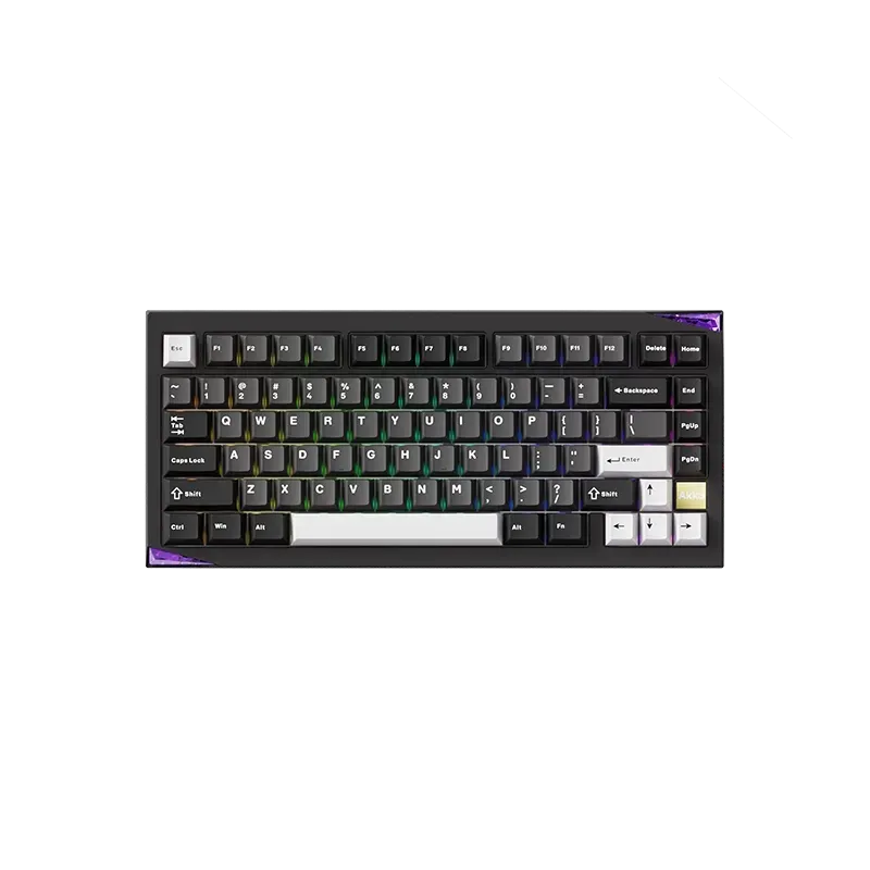 MonsGeek Mineral 01 VIA tastatura Black Silver metalica