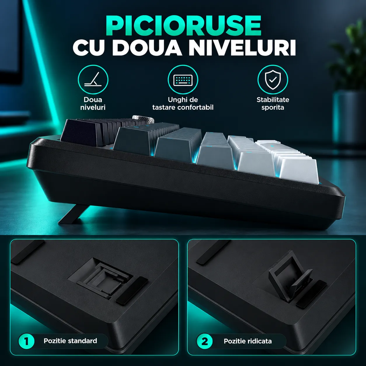 Timebox 75% tastatura mecanica Red Switch hot-swap