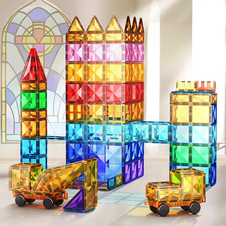 Timebox set constructii magnetice 60 piese 3+