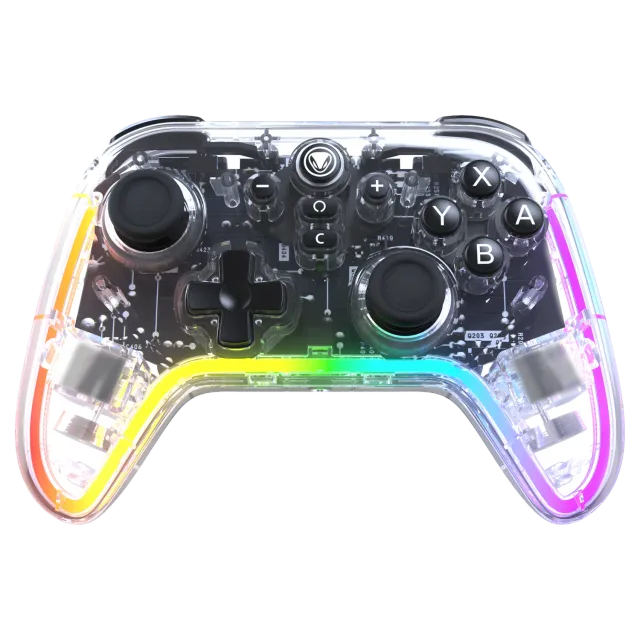 snakebytes Gamepad Pro RGB S2 controller Switch 2 transparent