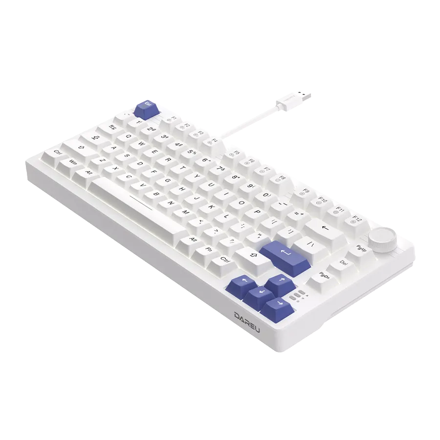 Dareu EK75 tastatura gaming 75% neagra rainbow