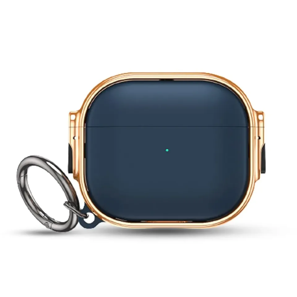 Timebox Luxury husa protectie AirPods Pro albastru cupru