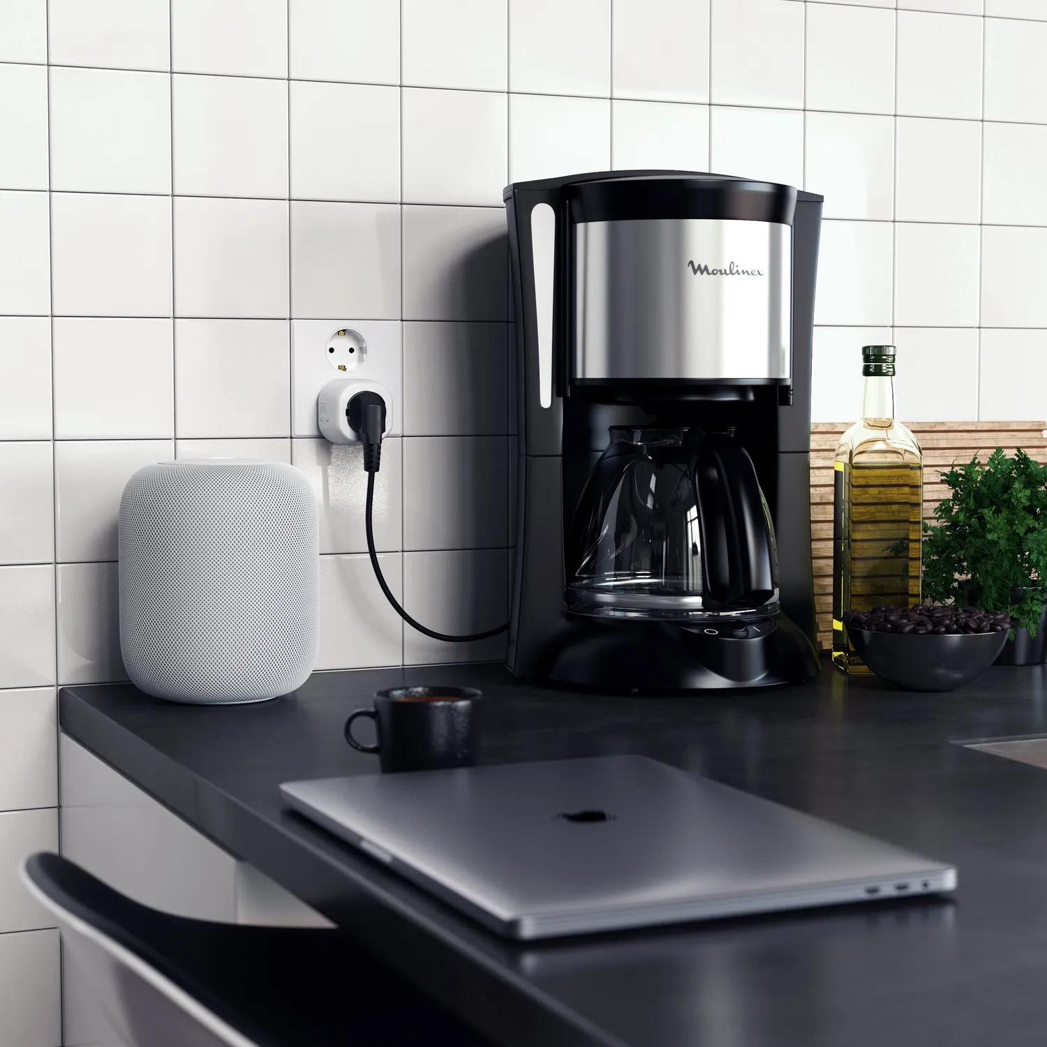 Satechi Smart Outlet priza inteligenta WiFi EU