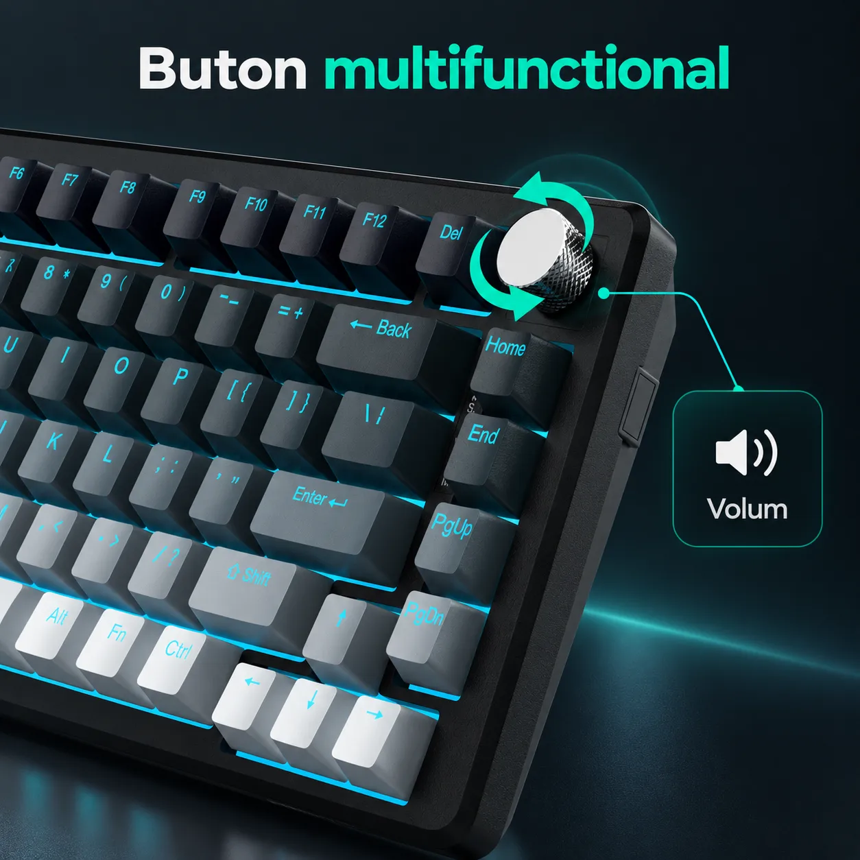 Timebox 75% tastatura mecanica Red Switch hot-swap