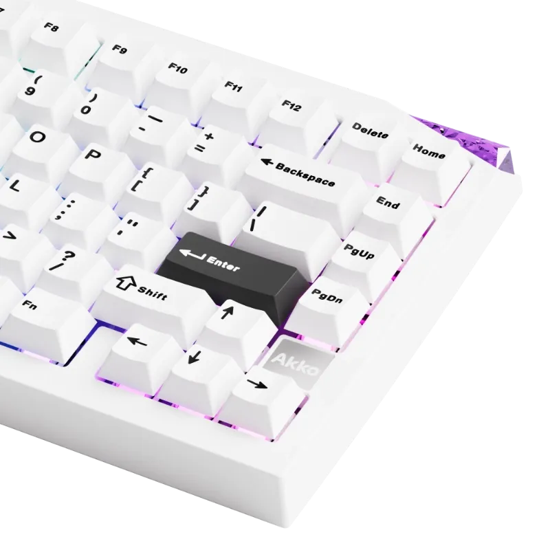 MonsGeek Mineral 01 VIA Black on White tastatura