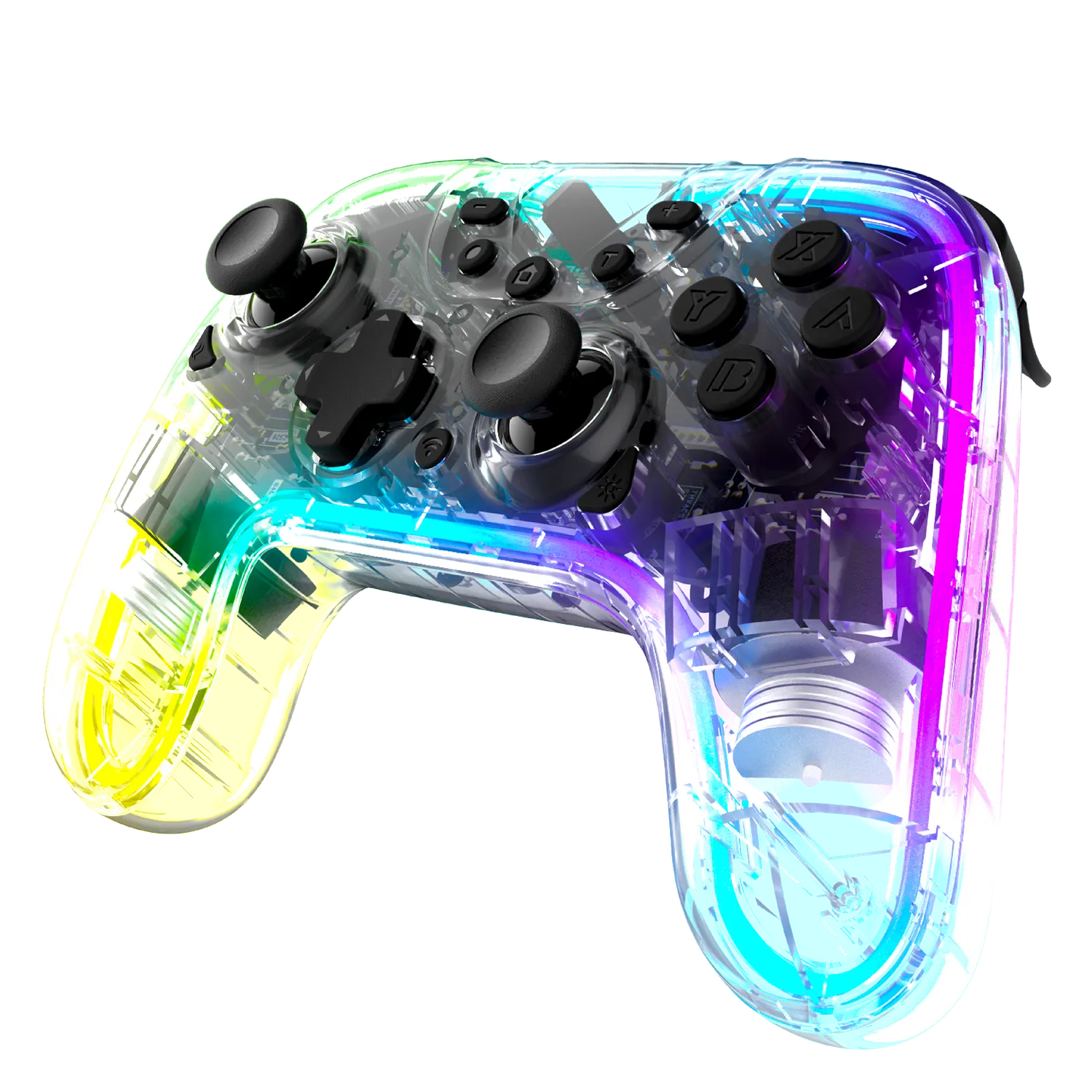 snakebytes Gamepad RGB S controller Switch RGB negru