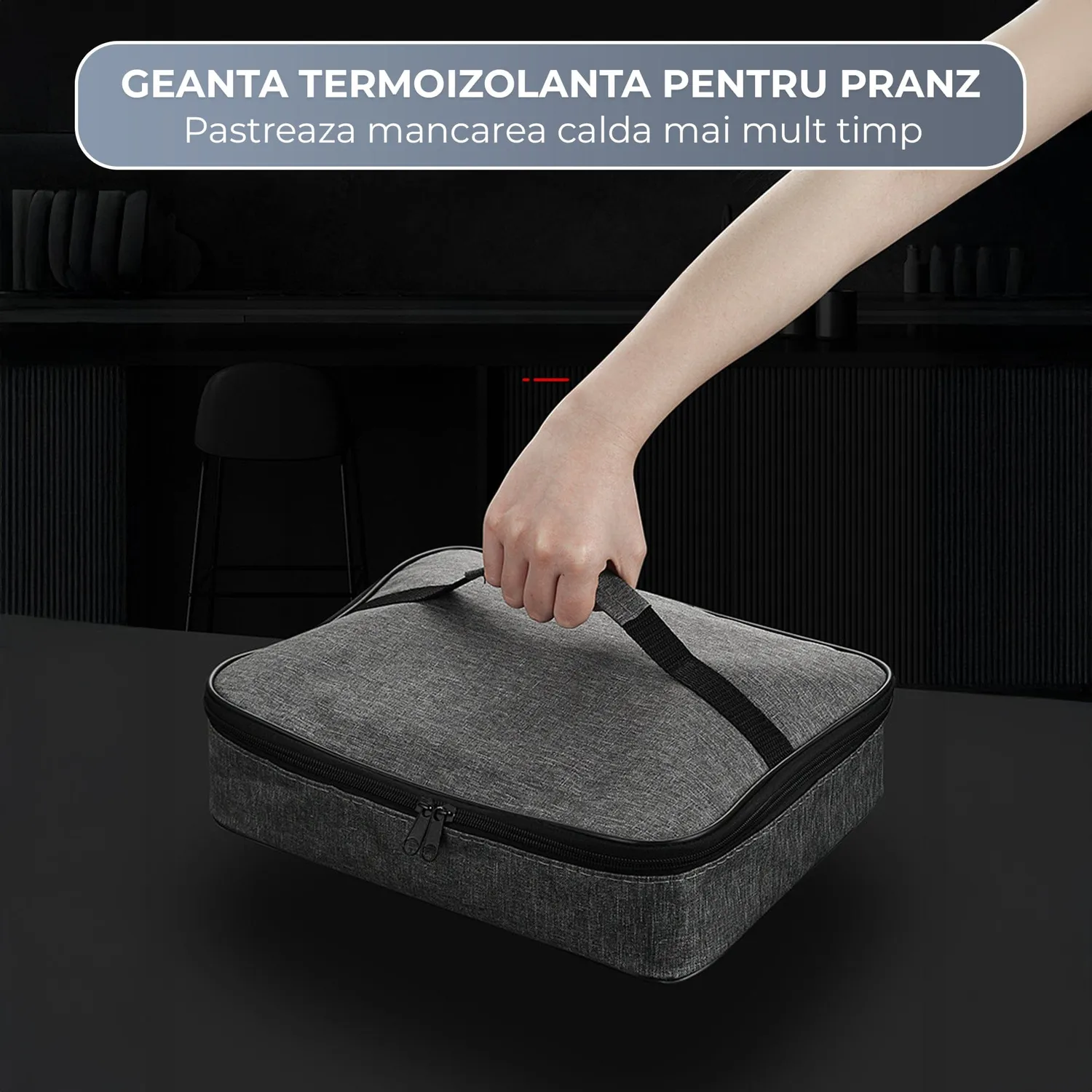 Timebox 316 Inox caserola pranz albastra 2.1L etansa