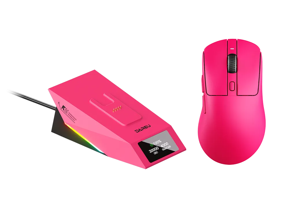 Dareu AE7 Pro mouse gaming negru 8K dock