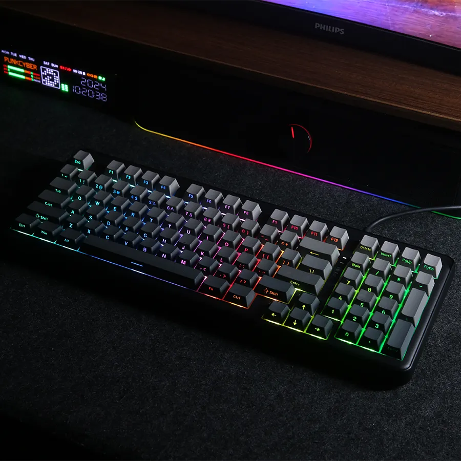 Dareu A98 tastatura gaming gri side-print 4000mAh