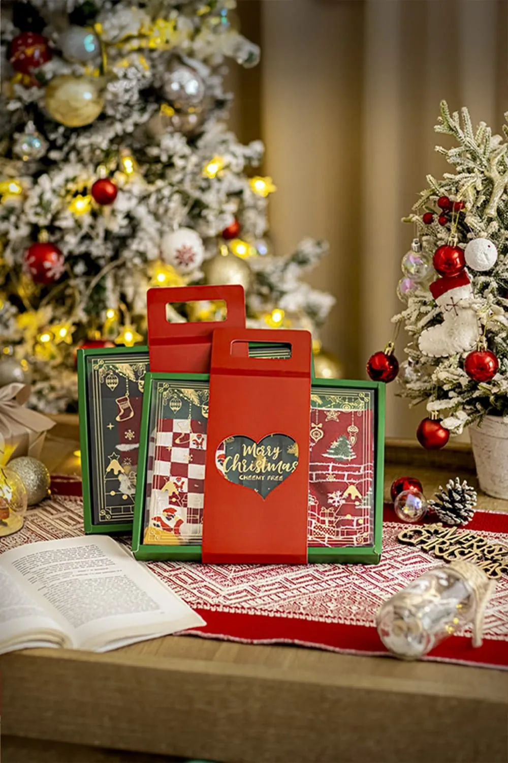 Timebox Set 3 Sosete Craciun Bumbac Multicolor