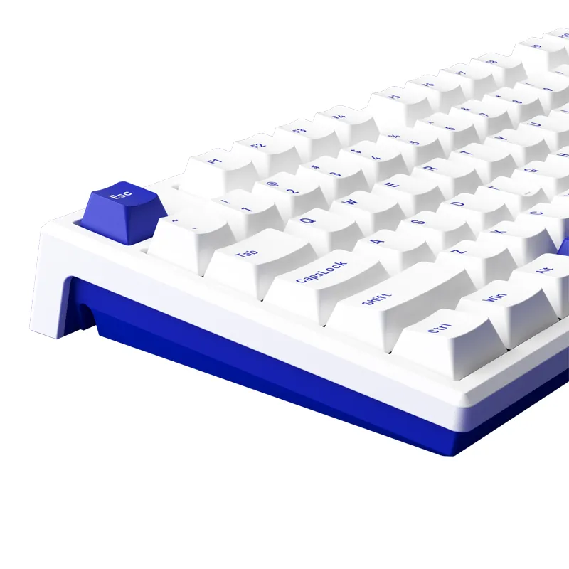MonsGeek MG108B tastatura gaming Blue on White