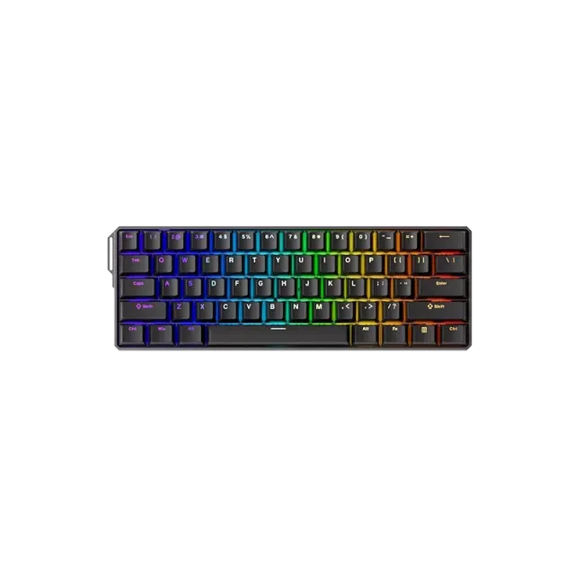 MonsGeek FUN60 Ultra TMR tastatura gaming neagra Glare