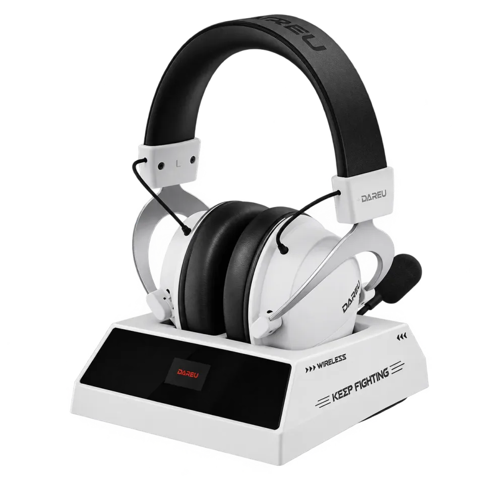 Dareu A3 Max casti gaming wireless negru 100 ore
