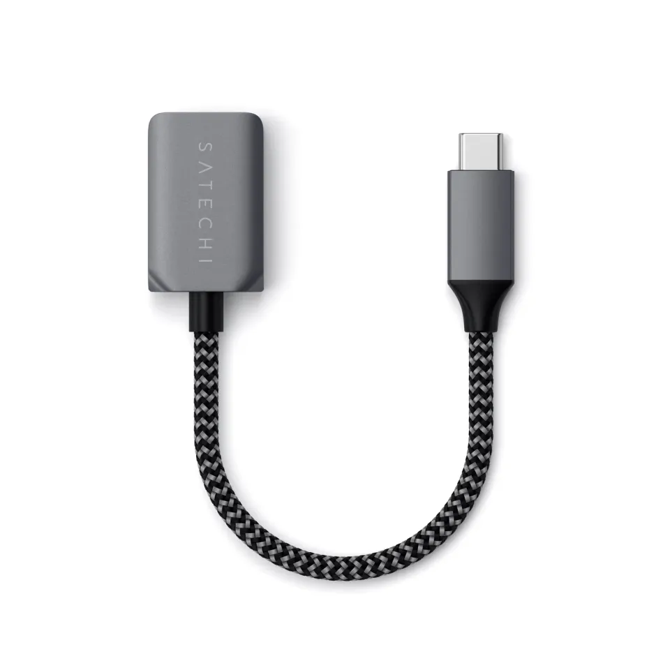 Satechi adaptor cablu USB-C la USB 3.0 5Gbps impletit