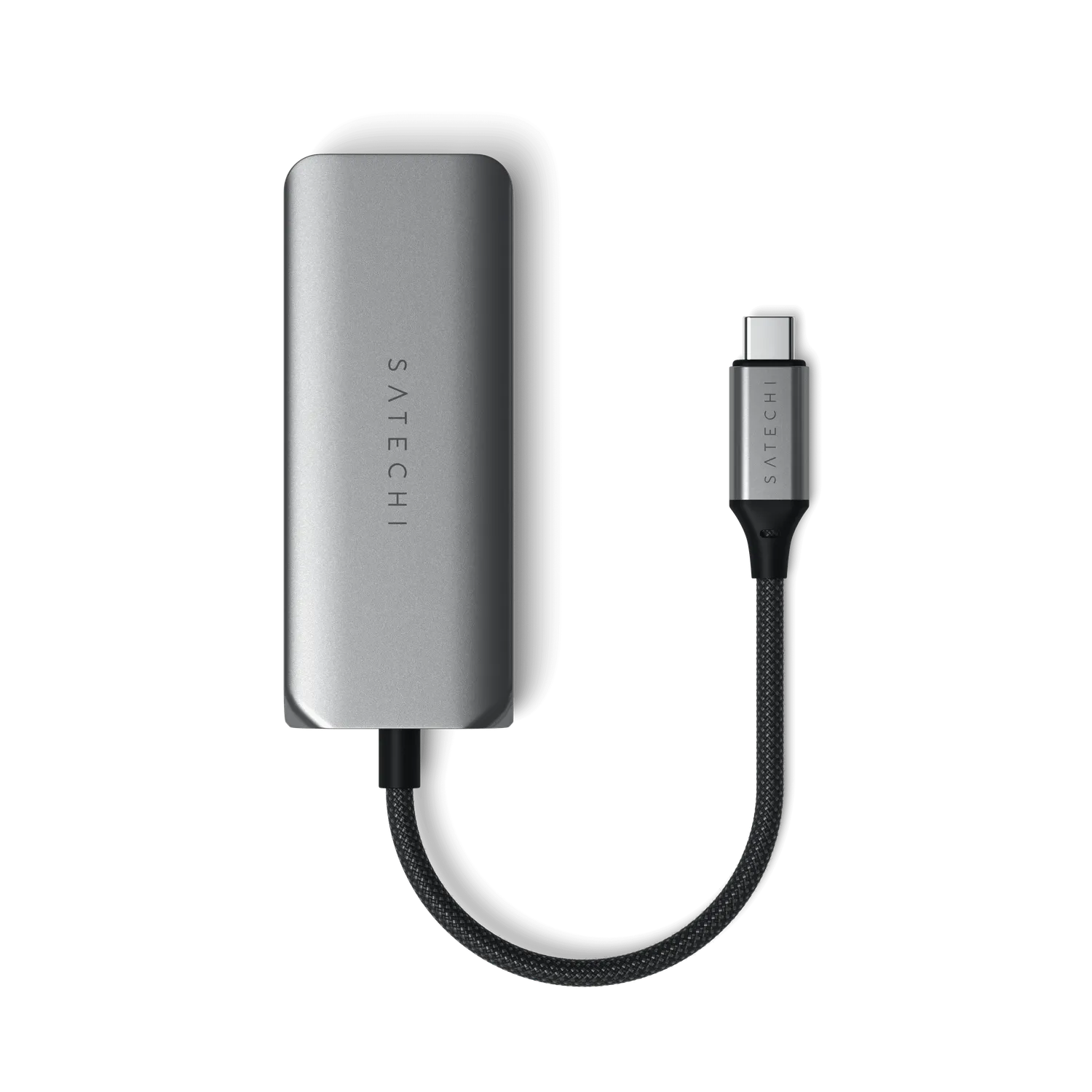 Satechi hub USB-C 4în1 ethernet 2.5Gb viteză mare