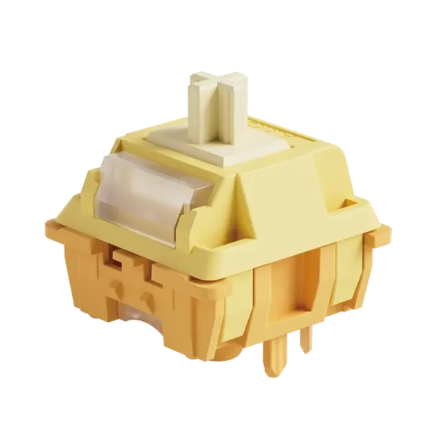 MonsGeek Creamy Yellow U1 switch-uri lubrifiate