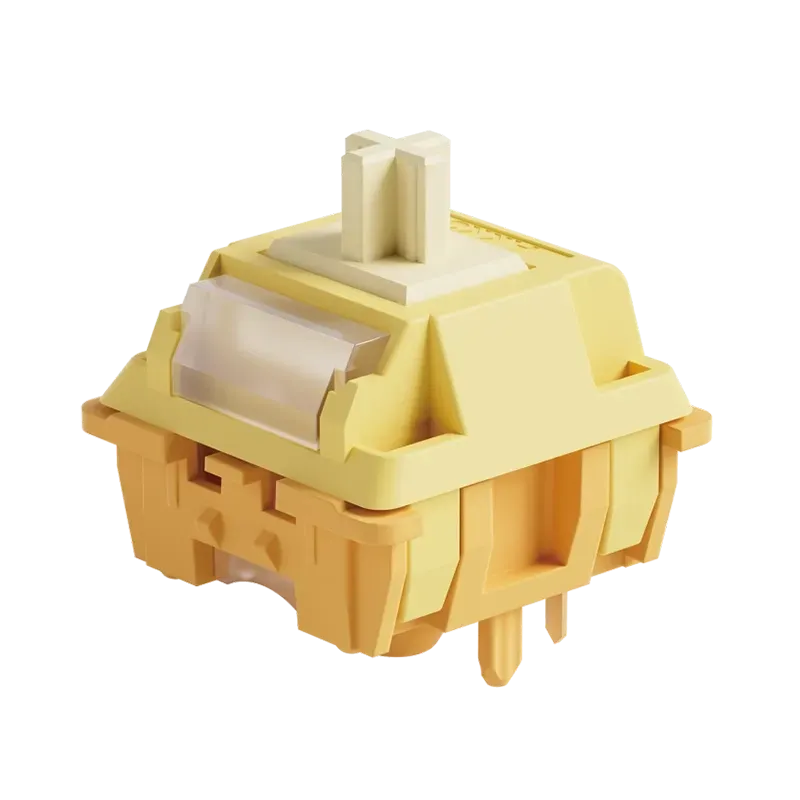MonsGeek Creamy Yellow U1 switch-uri lubrifiate