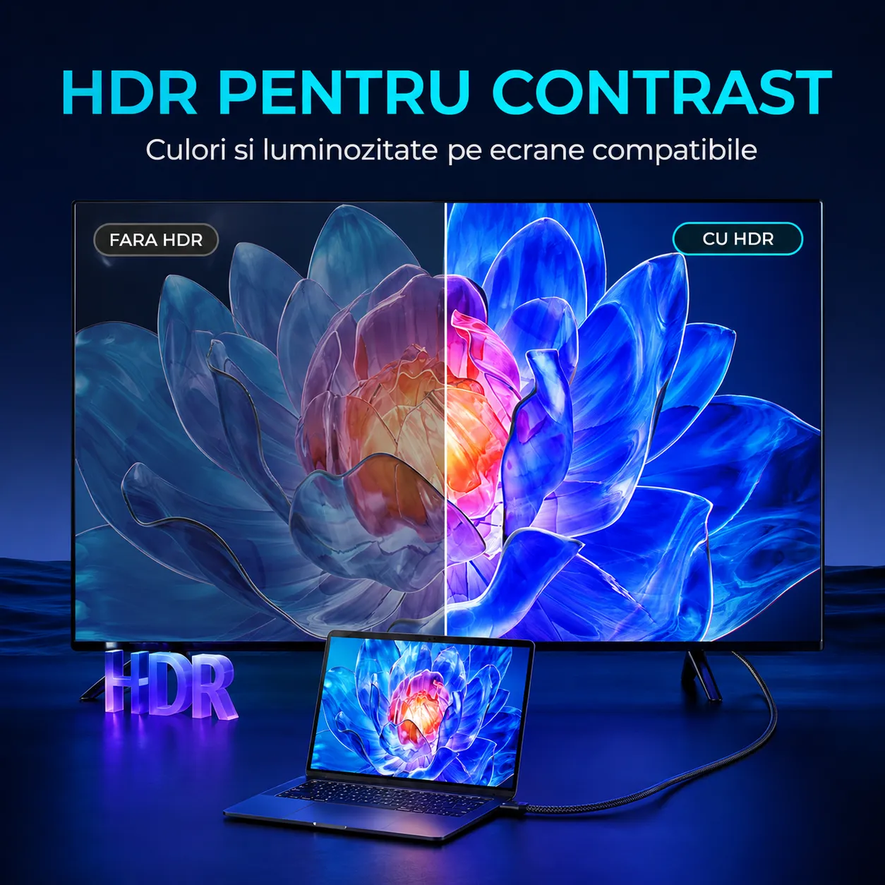 Timebox HDMI 2.1 cablu HDMI 2m 8K 60Hz