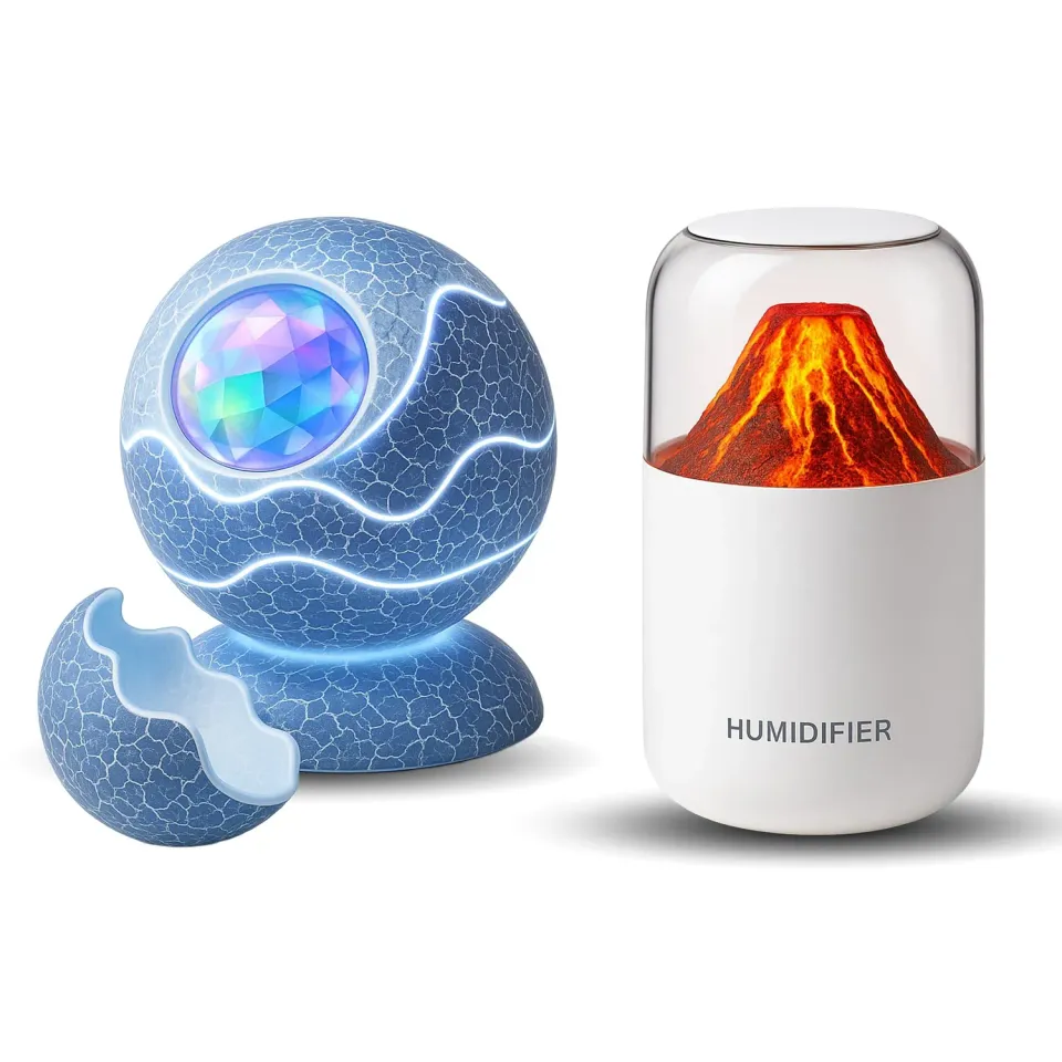 Timebox Pachet Difuzor 300ml + Proiector Galaxie RGB Alb