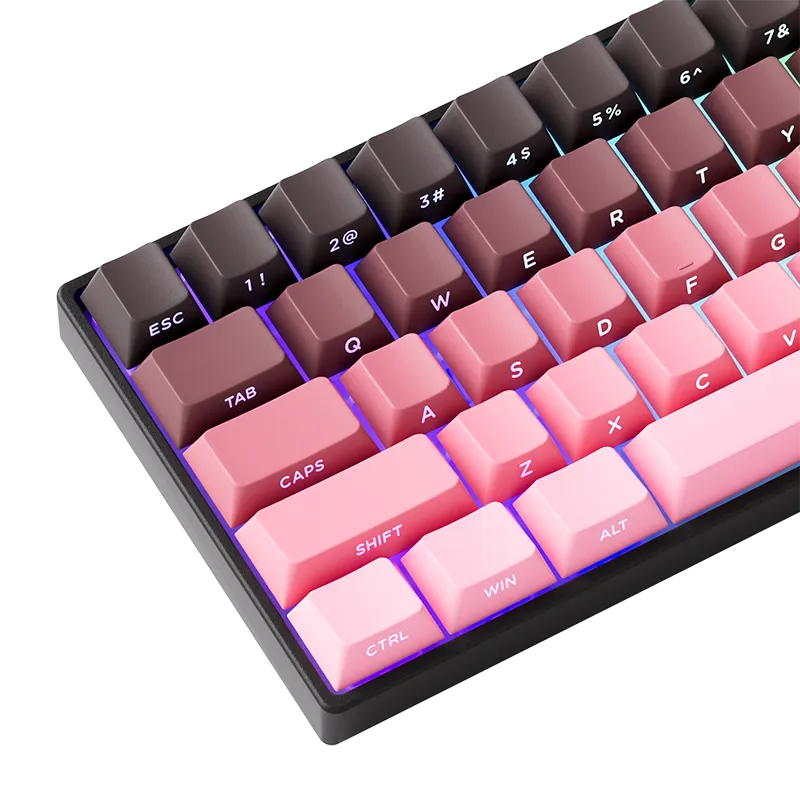 MonsGeek FUN60 Black Pink Gradient tastatura mecanica 60%