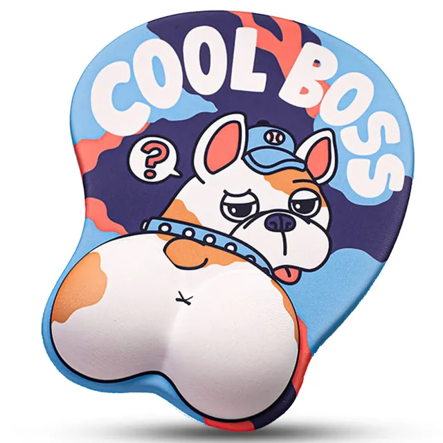 Timebox Bulldog mousepad ergonomic cu wrist rest
