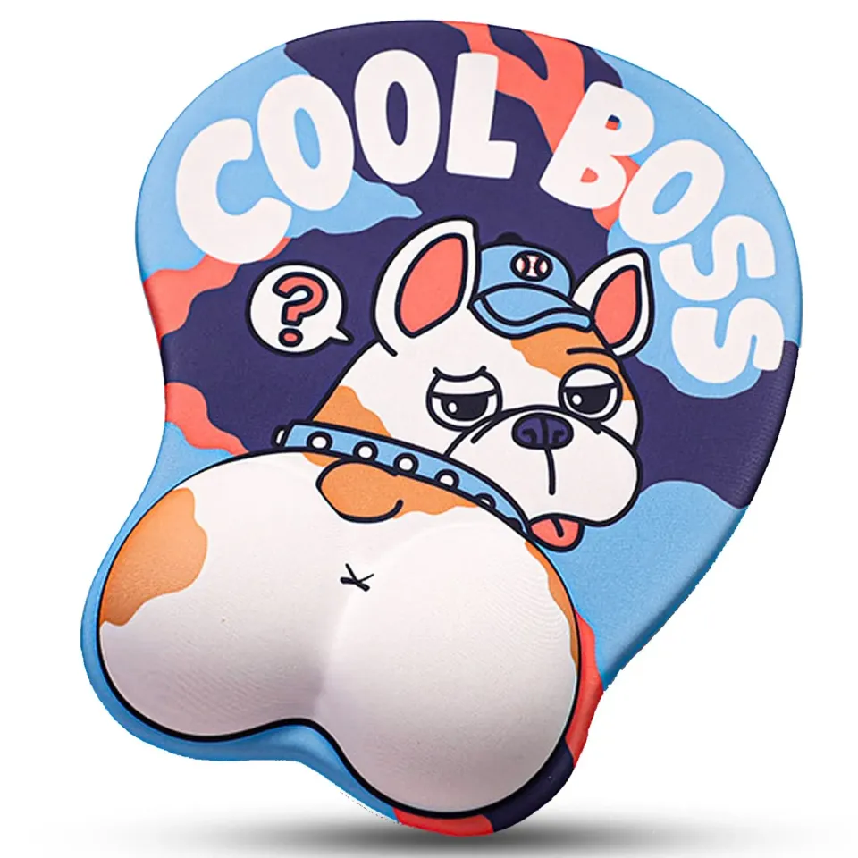 Timebox Bulldog mousepad ergonomic cu wrist rest