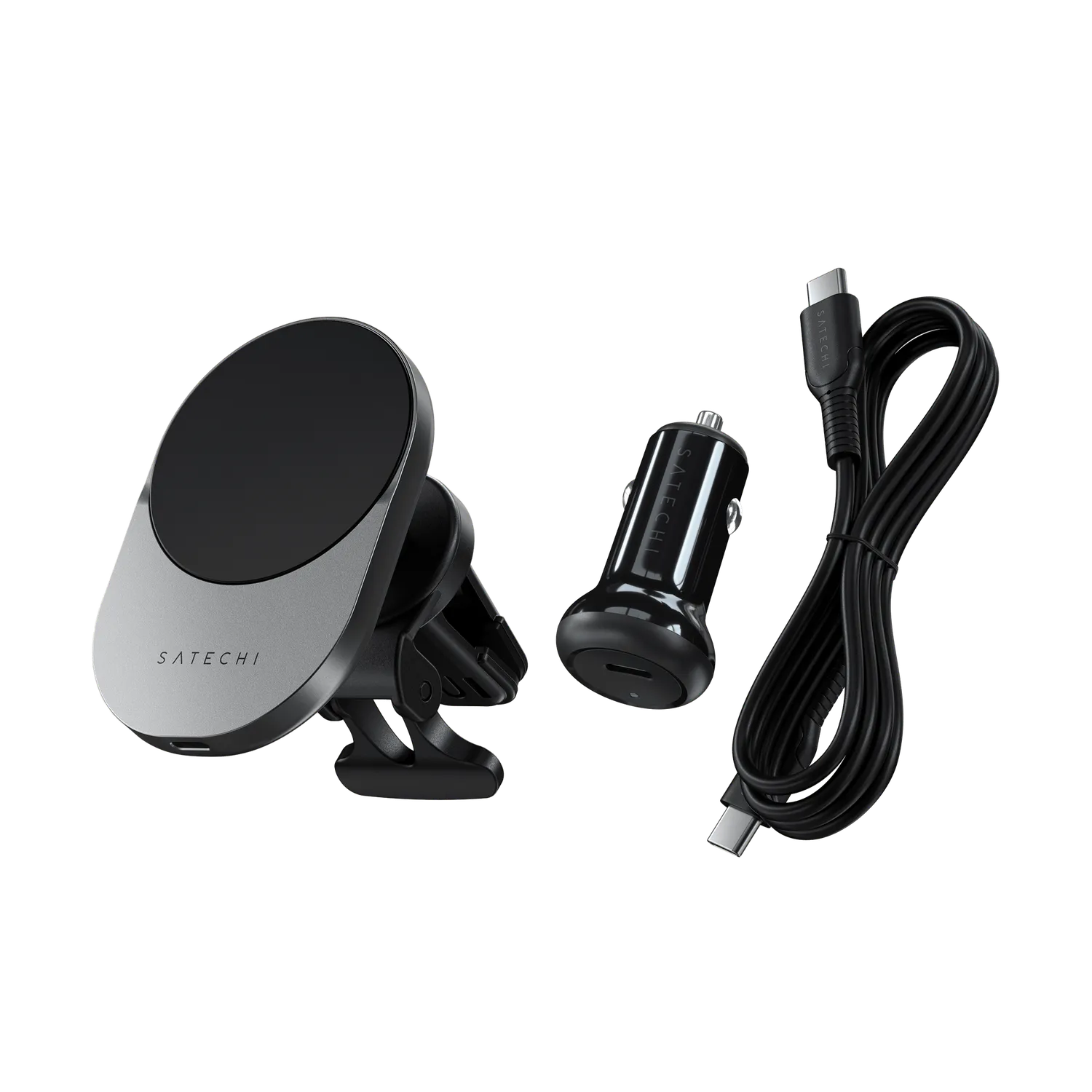 Satechi Qi2 Wireless Car Charger incarcator auto 15W