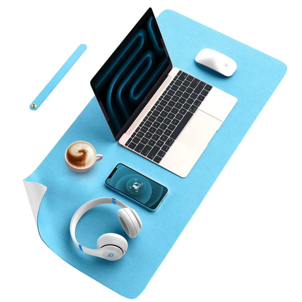 Mousepad Timebox XXL 90x45 mousepad gaming albastru impermeabil