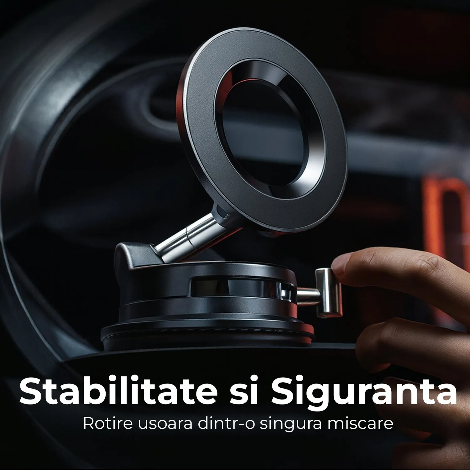 Timebox suport auto magnetic vacuum 360° MagSafe