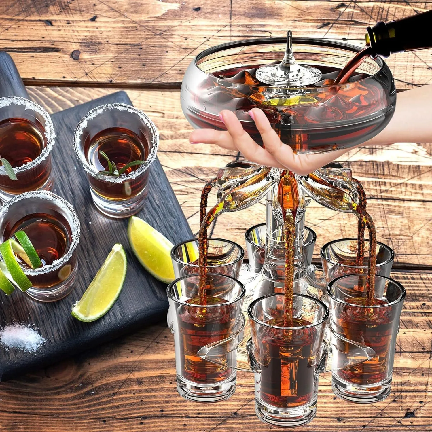 Timebox Dispenser Bauturi 6 Pahare 275ml Cocktail